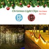 Profully Christmas Light Clips, Plastic Gutter Clips for Hanging Hooks