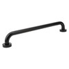 Black Space Aluminum Anti‑Skid Bathtub Handle Handrail Safety Grab Bar