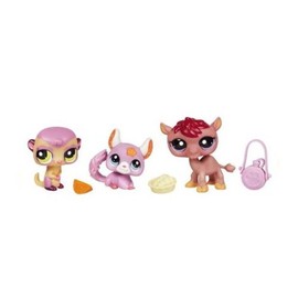 Littlest Pet Shop 3 Pack Meercat, Chinchilla & Camel