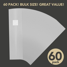 LOSTRONAUT Bolsas de cultivo de hongos, paquete de 60 bolsas de cultivo extra fuertes y grandes, bolsas de autoclave con fibra de 2 micras para cultivo de hongos, bolsa de cultivo de hongos, bolsa de