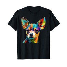Chihuahua Lover Design Pop Art Cute Chihuahua T-Shirt