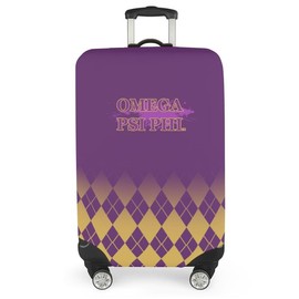 Omega Psi Phi All-over Print Luggage Cover - size: L