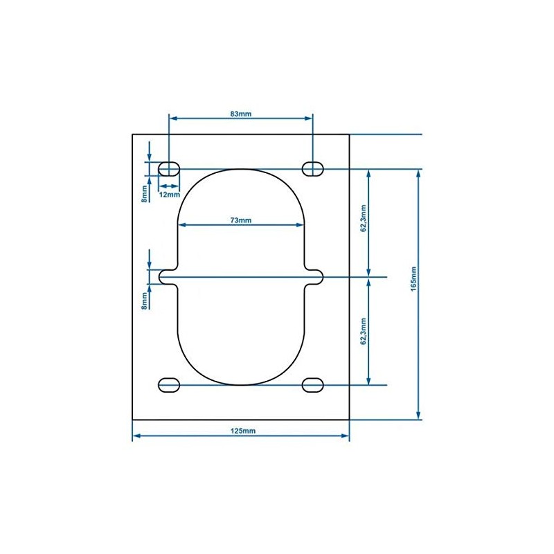 ProPlus Counter Plate Lashing Trough Double
