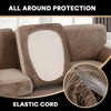PrinceDeco Multi-Pieces Chair Covers Velvet Couch Cushion Covers Sofa Covers