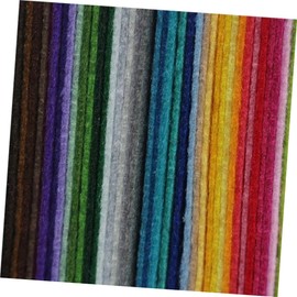 COHEALI 120pcs Non-Woven Fabric Polyester Felt Squares for Craft Projects Patchwork Material for Sewing Boys and Girls Crafts and Creative Designs