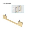 9BUILD 10 Pack Brushed Gold Cabinet Pulls 3 Inch Cabinets