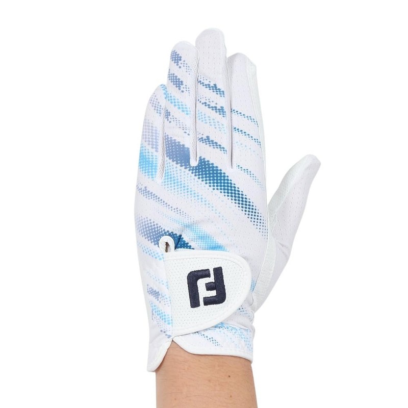 FootJoy Staycool EX Men's Golf Gloves, White/Navy, 10.2 inches (26
