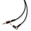 Elecom AX-35MSL10BK Audio Cable, 3.3 ft (1 m), Auxiliary 3.5