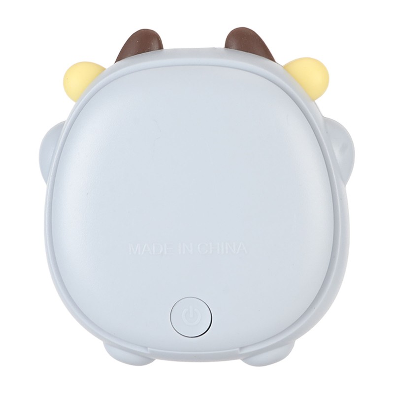 Mini Hanging Neck Fan USB Rechargeable Bladeless Cartoon Cow Shape