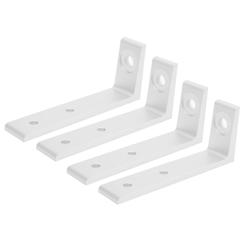 4PCS Corner Braces Aluminum L Shaped Right Angle Support Fixing