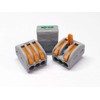 WAGO 222-413 3 Ladder Terminal Block with Lever, 4 mm