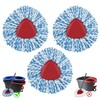 3 Pack Spin Mop Replace Head Compatible with Rinseclean 2