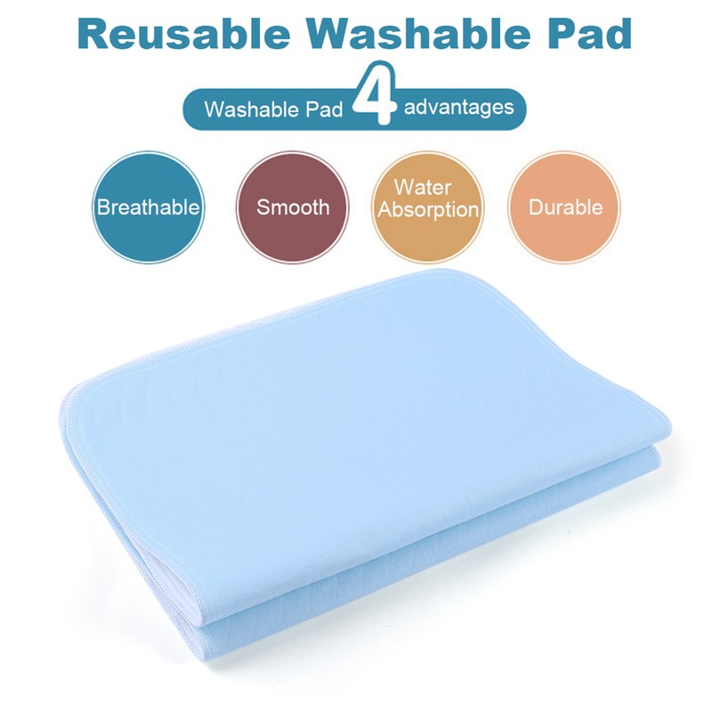 2pcs Reusable Washable Pad An Absorbent Pad For Adults Incontinence