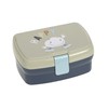 LÄSSIG Children's Lunch Box with Removable Dividers, BPA-Free/Cloud