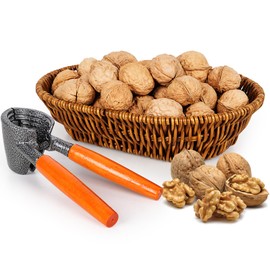Anwenk Nutcracker with Basket Pecan Cracker Walnut Cracker Nut Cracker Tool with Basket