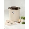 1-Gallon Stoneware Pickling Crock Complete Kit