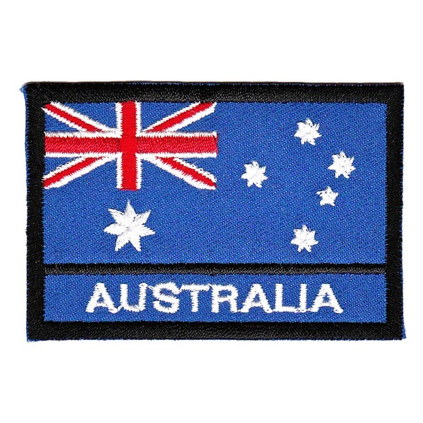 Australia Flag Australia Iron-On or Sew On Patch Iron-On Patch