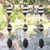 9 Piece Bird Deterrent Discs Set, Double-Sided Stainless Steel Bird