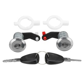 Orivin 1 Pair Left + Right Car Door Lock Barrel Cylinder with Keys – 7701470944, 7701470945 for Master, Movano