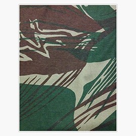 HOF Trading Vintage Rhodesian Army Brushstroke Camouflage Vinyl Sticker Waterproof Decal Laptop Wall Window Bumper Sticker 5"