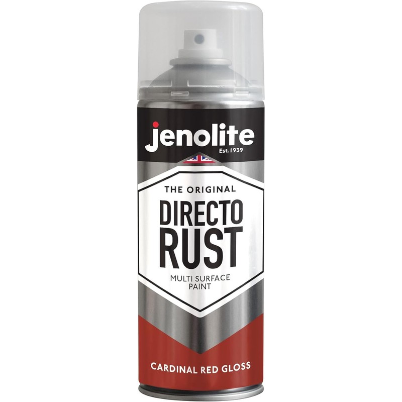 JENOLITE Directorust Spray Paint for Metal - CARDINAL RED -