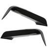 2pcs Front Bumper Vent Canard Splitter Left Right ABS Wind