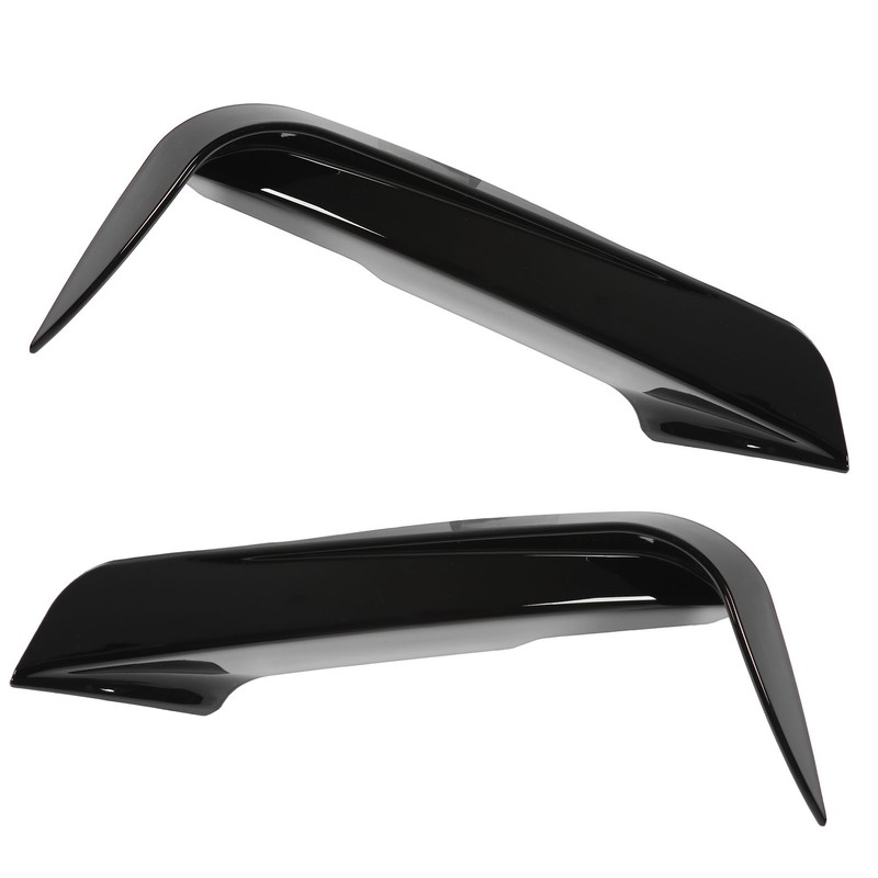 2pcs Front Bumper Vent Canard Splitter Left Right ABS Wind