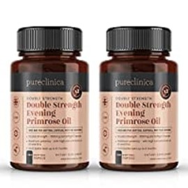Supreme Strength Evening Primrose Oil (1 Year Supply - 360 Capsules) - 1000mg of 80% Linoleic Acid.