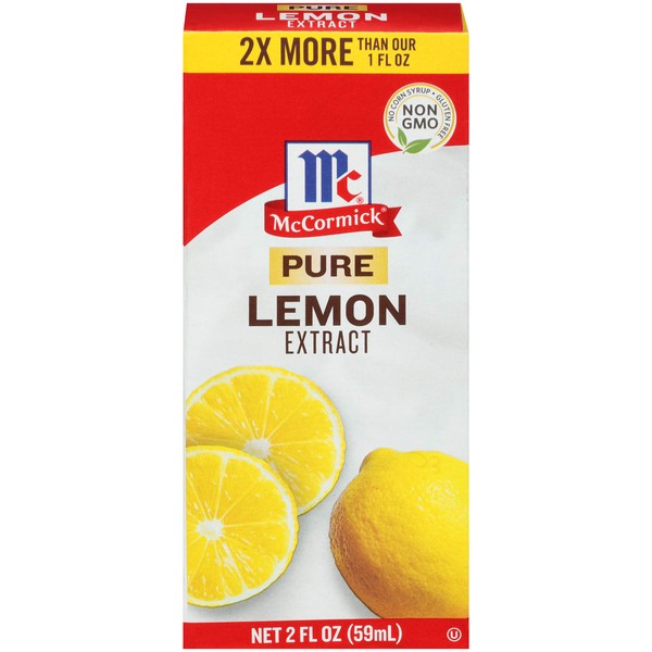 McCormick Pure Lemon Extract, 2 fl oz (Pack of 6)