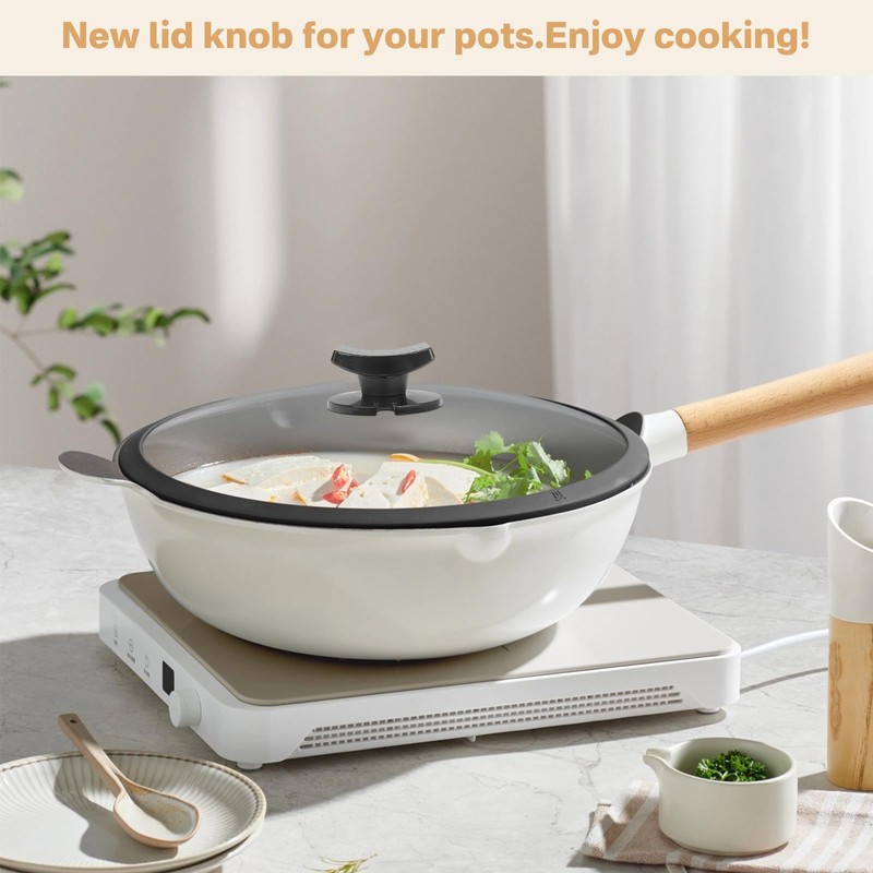 IWIWE 1727 Replacement Lid Knob Without Vent for Rena ware