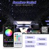 SUNKENET 6W Mini Size Twinkle 400pcs*0.03in*9.8ft Starlight Headliner Kit, Star