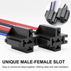 Weasch Fuse Relay Switch Kit, 12V 30A, 4 Pin SPST,
