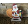 Unbranded Christmas Santa Wood Cut out Farm House