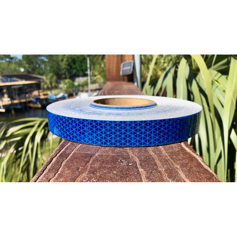 V98 Blue Reflective Tape Reflexite Orafol Prismatic Safety Tape 1",