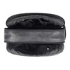 Ashlin Genuine Leather 2-Section Unisex Toiletry Kit, Leather Dopp kit