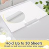 WOOWAIR Pack of 15 A4 Plastic File Folders A4 with