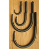 Castelion Black Wrought Iron Butcher's Meat and Game Hooks (Medium