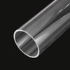 sourcing map Clear Rigid Acrylic Pipe 54mm ID x 60mm