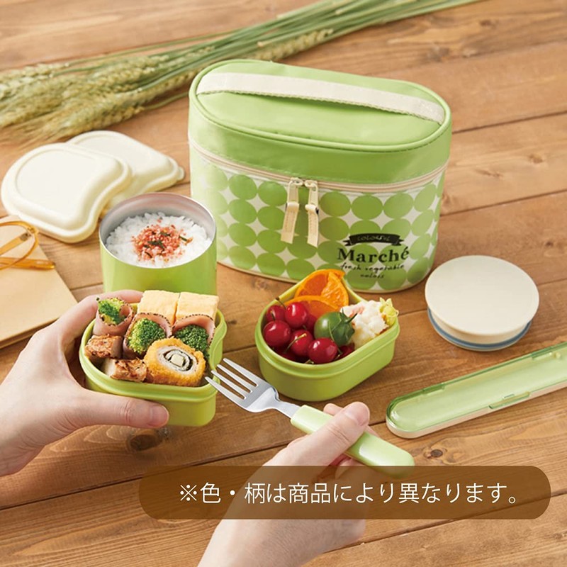 Skater KCLJC6AG-A Lunch Jar, Antibacterial, Insulated Lunch Box, Brooklyn, 18.2