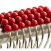 Shower Curtain Hooks Rings Stainless Steel Shower Hooks Red Acrylic
