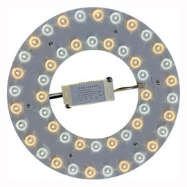 OLYMSTAR 35W 3 Color Temperature LED Ceiling Fan Light Kit, LED Light Panel for Ceiling Flush Mount Ceiling Fan Lights,Retrofit LED Light Engine Upgrade PCB Light Board 3500K-4500K-6000K