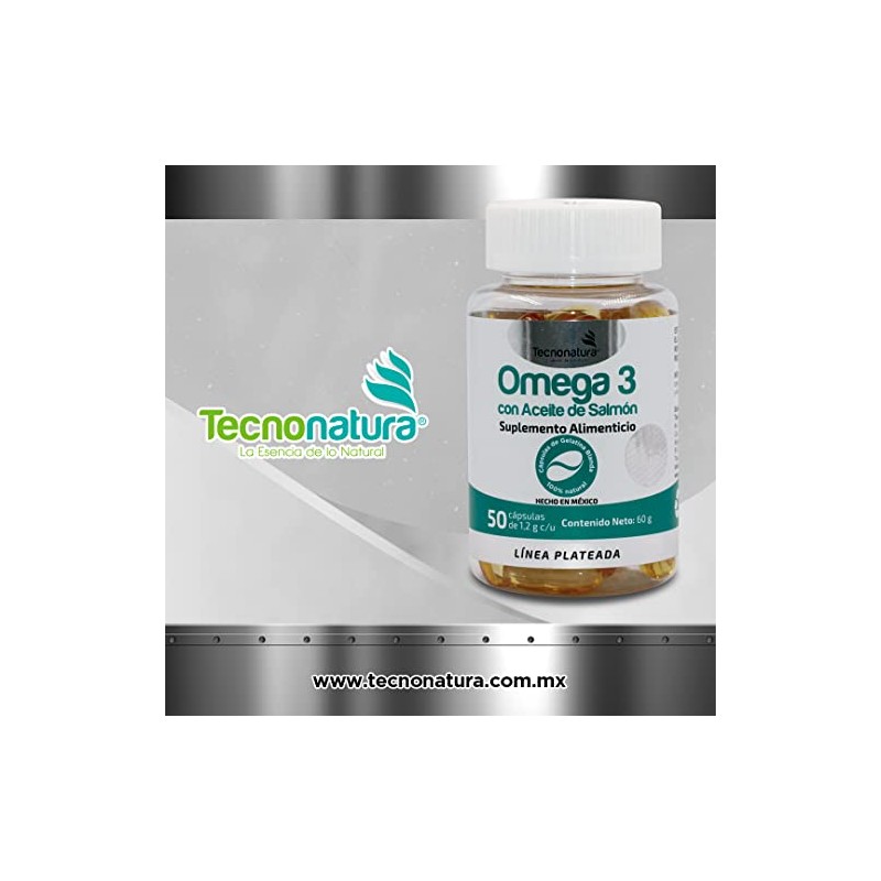 OMEGA 3 ACEITE DE SALMON c50 capsulas softgel TECNONATURA
