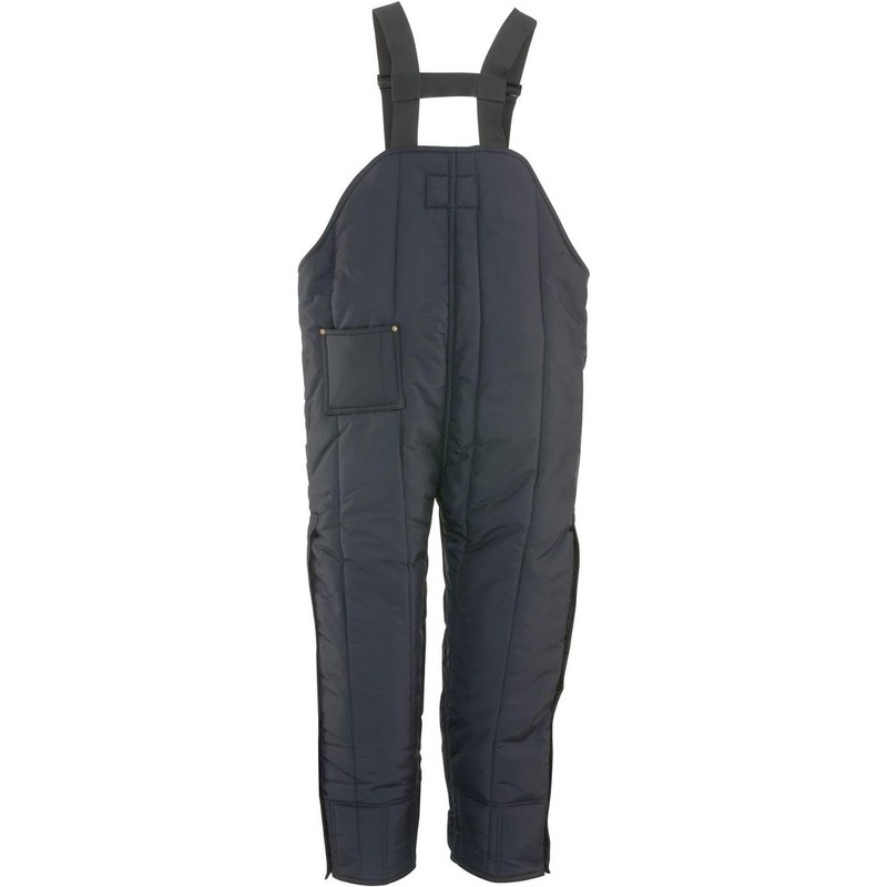 RefrigiWear Men's Iron-Tuff High-Bib Overalls, -50°F (-46°C), Large, Navy
