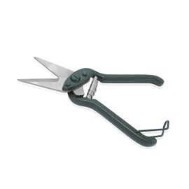 OdontoMed2011 Foot Rot Shear 9-Inch Stainless Steel Spring Loaded with Lock Green Color Coated Handle Farrier Tools ODM
