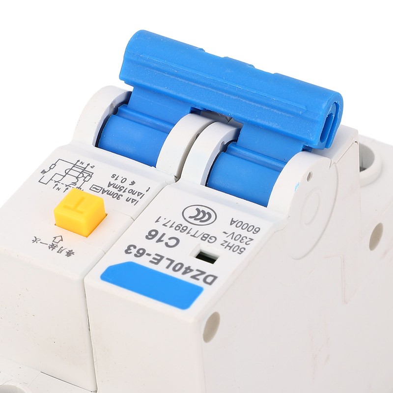 Miniature Circuit Breaker 1P Plus N Rail Mounting Double Handle
