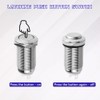 WMYCONGCONG 2 PCS 12mm Latching Push Button Switch Waterproof Button