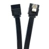 Micro Connectors F03-03MSSB 12" Sata III 6 GB/S Straight Cable