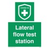 Lateral flow test station Sign - 150x200mm - A5P
