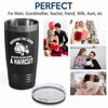 Lawn Mower Black Edition Tumbler 20oz - lawn because nature