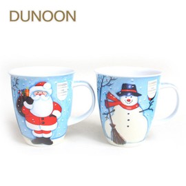 Dunoon Nevis Mug Snowy Christmas 2 types, choose 1, Santa / 두눈 네비스머그 Snowy Christmas 2종 택1, Santa